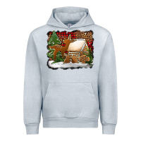 Heather Grey Christmas cookies buffalo plaid Urban Hoodie - Jasminsmagicworld