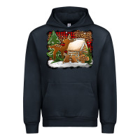 Navy Christmas cookies buffalo plaid Urban Hoodie - Jasminsmagicworld