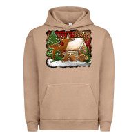 Pigment Burro Christmas cookies buffalo plaid Urban Hoodie - Jasminsmagicworld