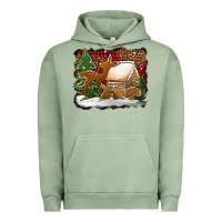 Pigment Oil Green Christmas cookies buffalo plaid Urban Hoodie - Jasminsmagicworld