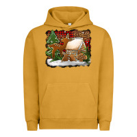 Pigment Peanut Butter Christmas cookies buffalo plaid Urban Hoodie - Jasminsmagicworld