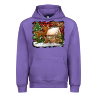 Tulip Christmas cookies buffalo plaid Urban Hoodie - Jasminsmagicworld