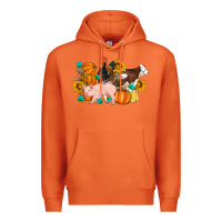 Carrot Farm Life Fall Pig Cow Rooster Premium Hoodie - Artiststas