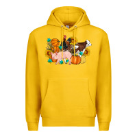Lemon Farm Life Fall Pig Cow Rooster Premium Hoodie - Artiststas