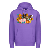 Purple Farm Life Fall Pig Cow Rooster Premium Hoodie - Artiststas