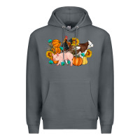 Rock Farm Life Fall Pig Cow Rooster Premium Hoodie - Artiststas