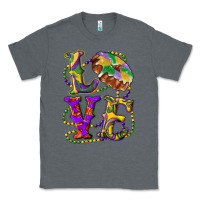 Charcoal Heather mardi gras love with king cake Classic Tee - RanaPortraitStore