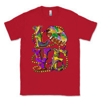 Red mardi gras love with king cake Classic Tee - RanaPortraitStore