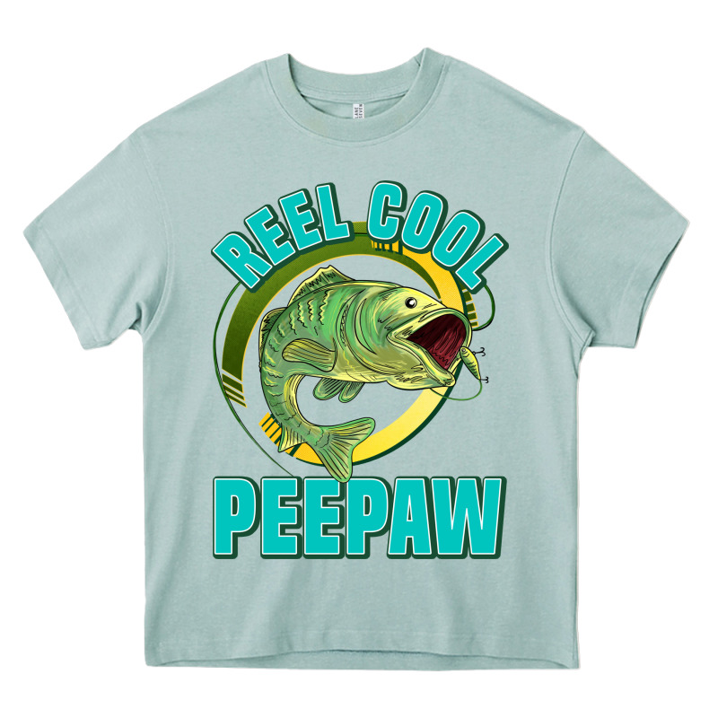 Reel Cool Peepaw Heavy Core Tee by Jasminsmagicworld | Teevron