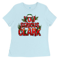 Baby Blue you serious clark bbs Ladies Tee - BundleAndBundleShop