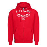 Red bird gang eagle   philadelphia football fans Zipper Hoodie - artisFamous