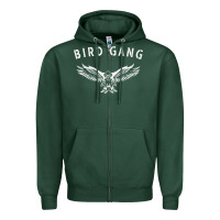 Sports Green bird gang eagle   philadelphia football fans Zipper Hoodie - artisFamous