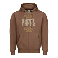 Chestnut Really Cool Pappy Zipper Hoodie - artisFamous