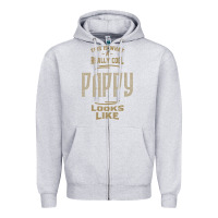Heather Grey Really Cool Pappy Zipper Hoodie - artisFamous