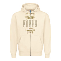 Sandshell Really Cool Pappy Zipper Hoodie - artisFamous