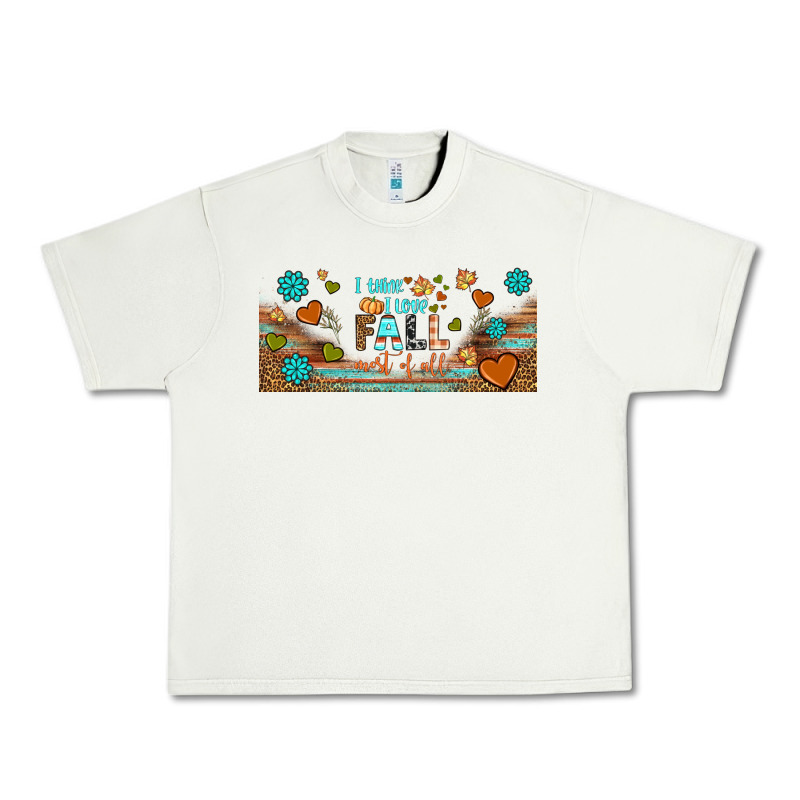 I Think I Love Fall Most Of All Libbey Glass Urban Heavy Tee by BundleAndBundleShop | Teevron