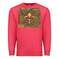 Cardinal mardi gras fleur de lis Premium Sweatshirt - RanaPortraitStore