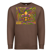 Chestnut mardi gras fleur de lis Premium Sweatshirt - RanaPortraitStore