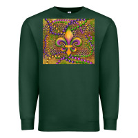 Sports Green mardi gras fleur de lis Premium Sweatshirt - RanaPortraitStore