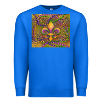 True Royal mardi gras fleur de lis Premium Sweatshirt - RanaPortraitStore