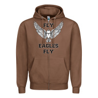Chestnut fly eagles fly philadelphia Zipper Hoodie - artisFamous