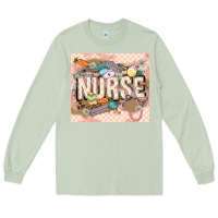 Matcha Easter Nurse Long Sleeve Tee - LillyAllenDesigns