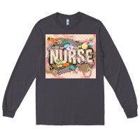 Smoke Easter Nurse Long Sleeve Tee - LillyAllenDesigns