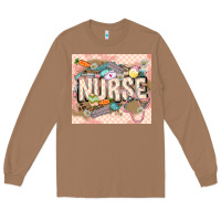 Toasted Coconut Easter Nurse Long Sleeve Tee - LillyAllenDesigns