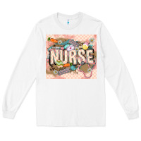 White Easter Nurse Long Sleeve Tee - LillyAllenDesigns