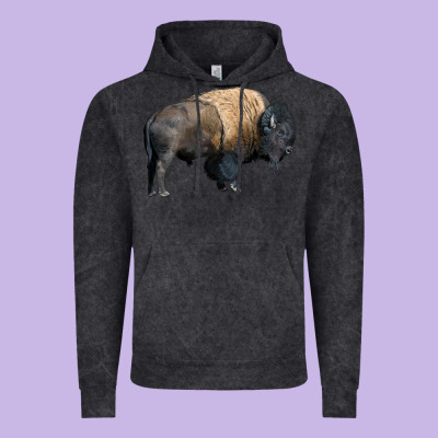 Bison Buffalo Vintage Hoodie Designed By Lillyallendesigns
