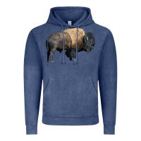 Vintage Denim Bison Buffalo Vintage Hoodie - LillyAllenDesigns