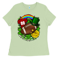 Matcha St. Patrick's Day American Football Ladies Tee - FaDigitalArtStudio