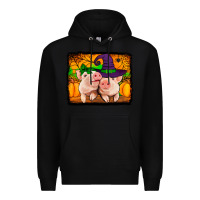 Black halloween pigs Premium Hoodie - Jasminsmagicworld