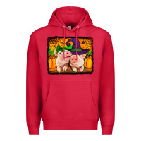 Cardinal halloween pigs Premium Hoodie - Jasminsmagicworld