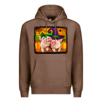 Chestnut halloween pigs Premium Hoodie - Jasminsmagicworld