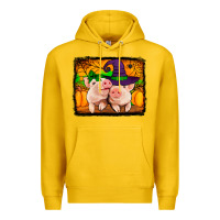Lemon halloween pigs Premium Hoodie - Jasminsmagicworld