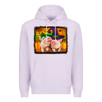 Lilac halloween pigs Premium Hoodie - Jasminsmagicworld