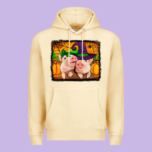 Halloween Pigs Premium Hoodie Designed By Jasminsmagicworld