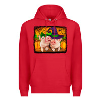 Red halloween pigs Premium Hoodie - Jasminsmagicworld