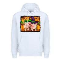 White halloween pigs Premium Hoodie - Jasminsmagicworld