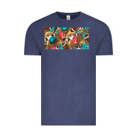 Vintage Denim american  football with turquoise license plate Vintage Tee - BundleAndBundleShop