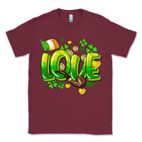 Burgundy Love St. Patrick's Day Classic Tee - HowdyJamesFarm