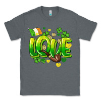 Charcoal Heather Love St. Patrick's Day Classic Tee - HowdyJamesFarm