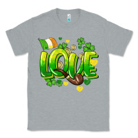 Heather Grey Love St. Patrick's Day Classic Tee - HowdyJamesFarm