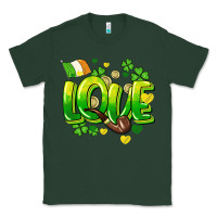 Sports Green Love St. Patrick's Day Classic Tee - HowdyJamesFarm