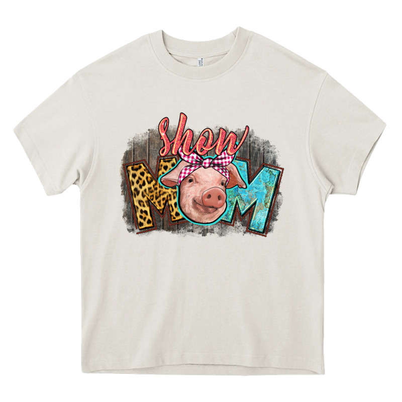 Show Mom Pig Heavy Core Tee by CowGirlArtShop | Teevron