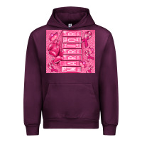 Mauve Wine warrior breast cancer Urban Hoodie - RanaPortraitStore