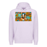 Lilac Fall cow Premium Hoodie - Artiststas