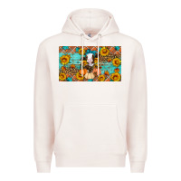Pale Pink Fall cow Premium Hoodie - Artiststas