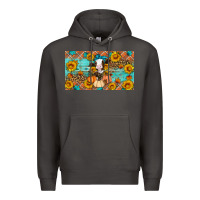 Smoke Fall cow Premium Hoodie - Artiststas